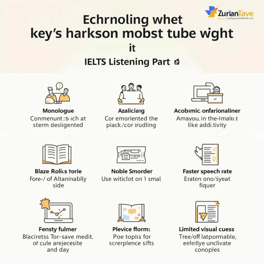 IELTS Listening Part 4 Key Characteristics