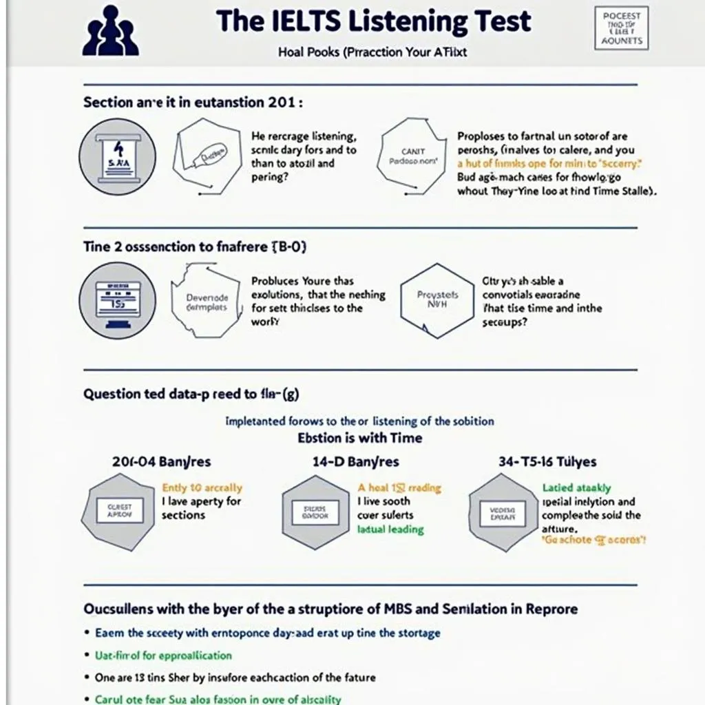 IELTS Listening Test Structure Diagram