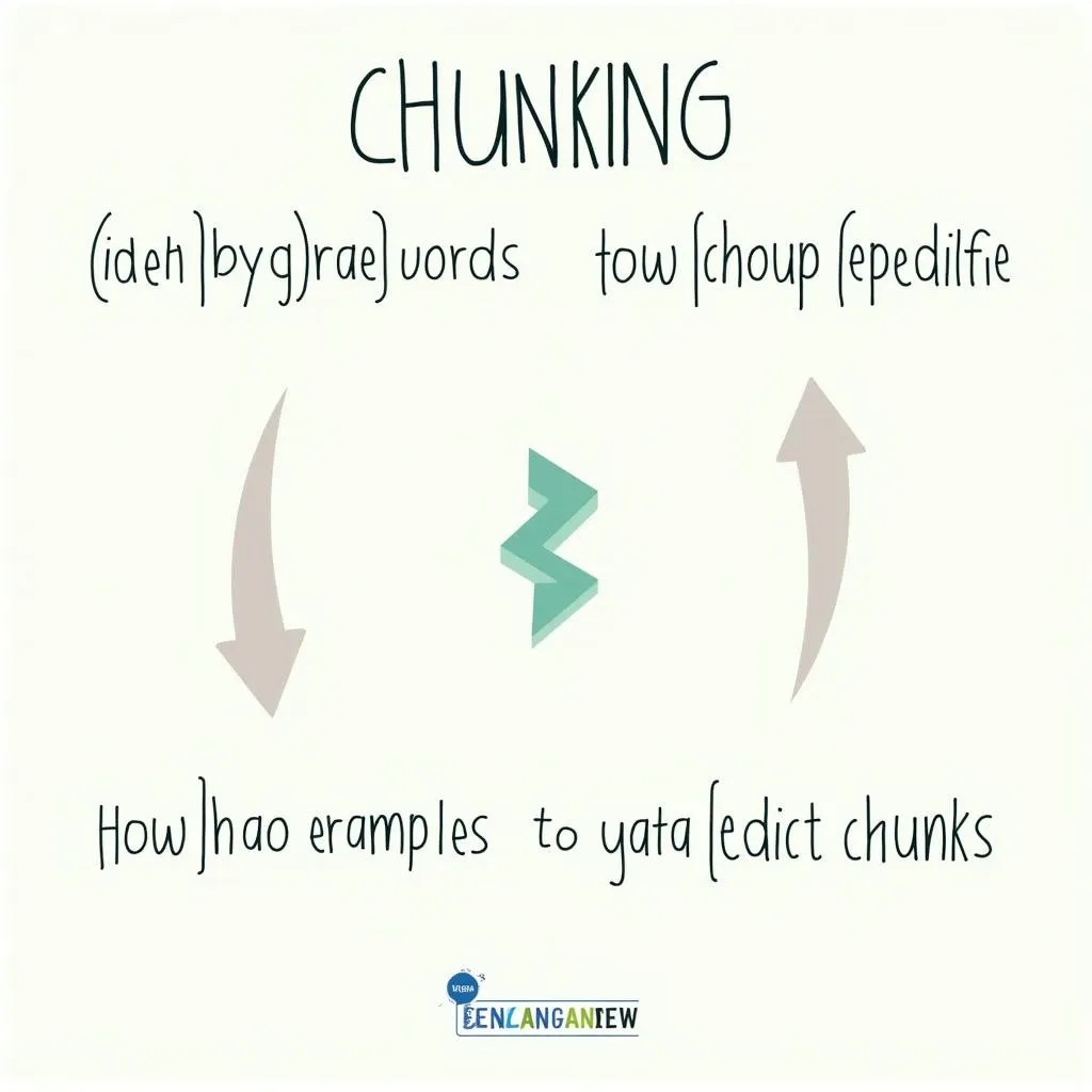 IELTS speaking chunking technique demonstration