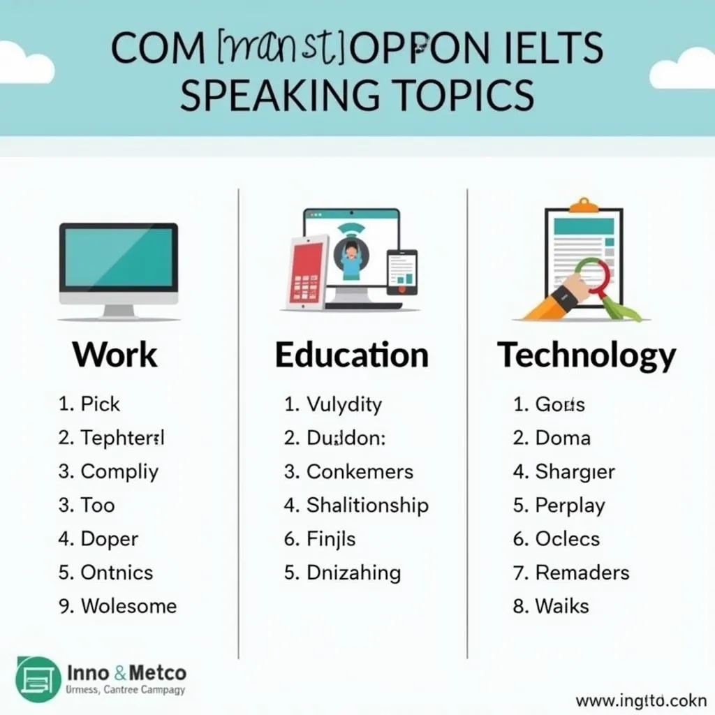 Common IELTS Speaking topics and essential vocabulary