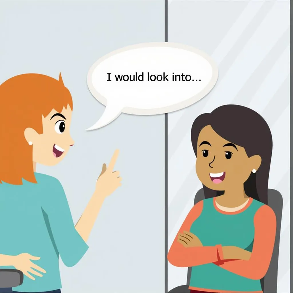 Using 'look into' in IELTS Speaking