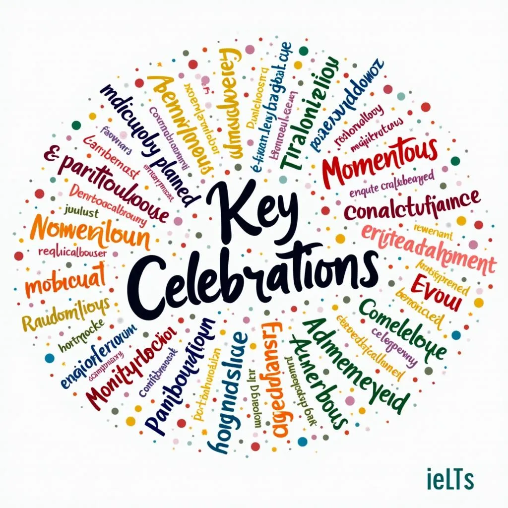 IELTS speaking vocabulary for describing celebrations