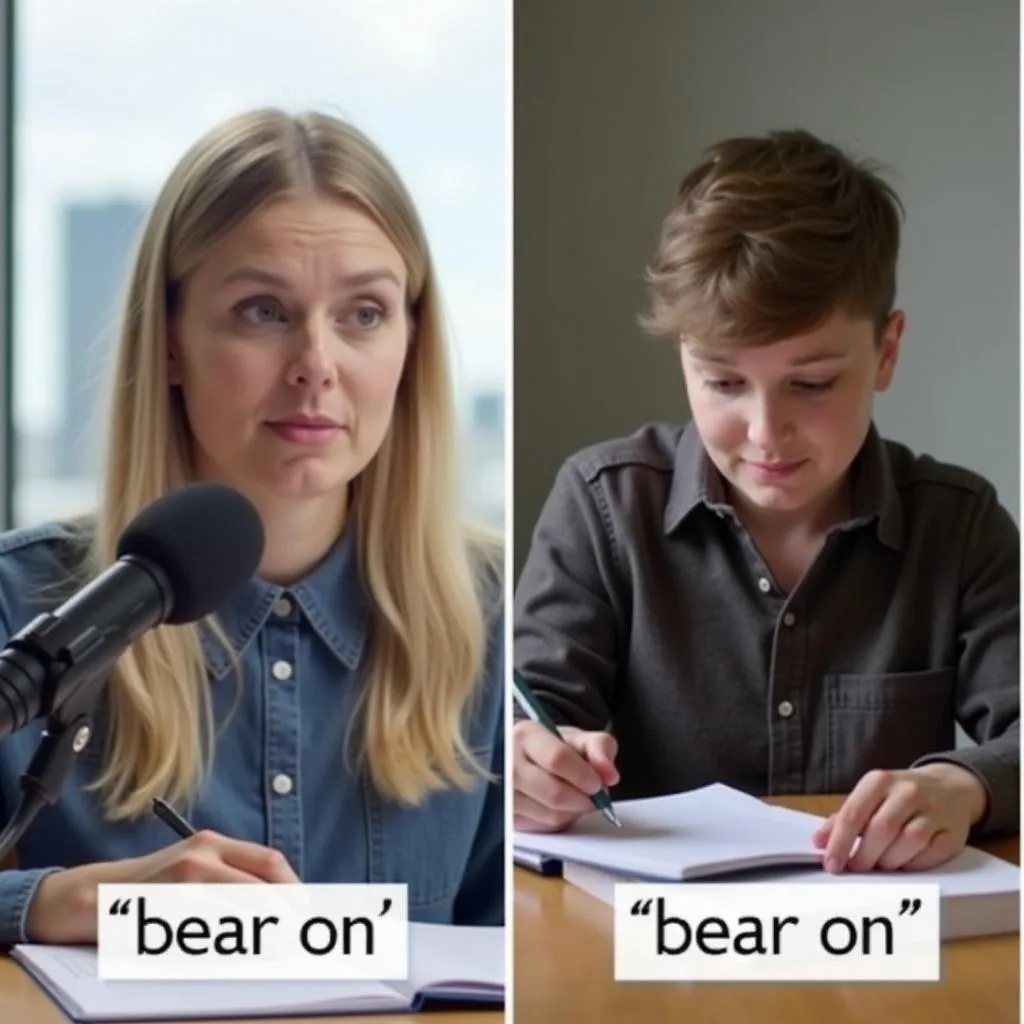 'Bear on' in IELTS Speaking and Writing