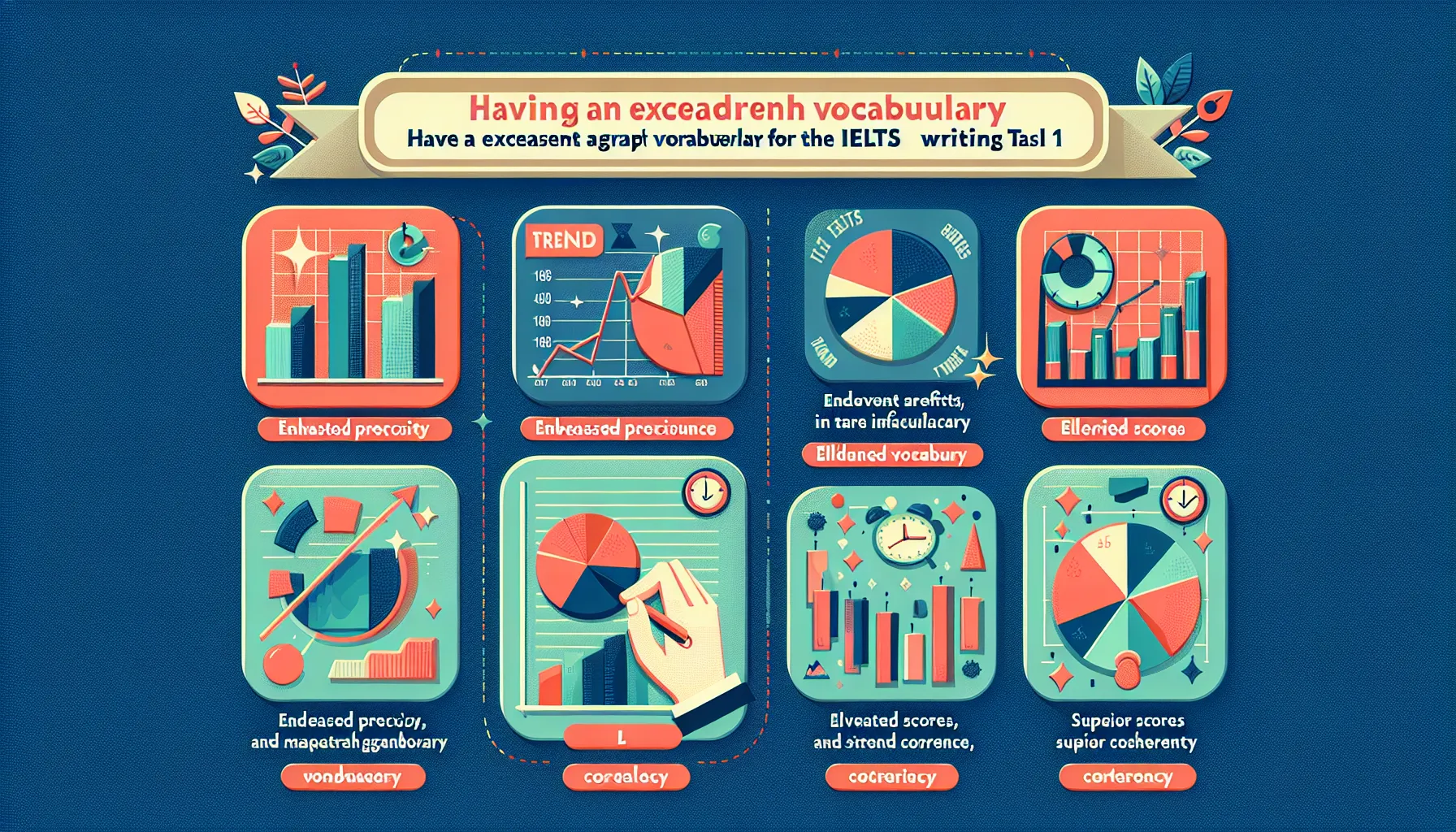 Importance of IELTS Writing Task 1 trend vocabulary