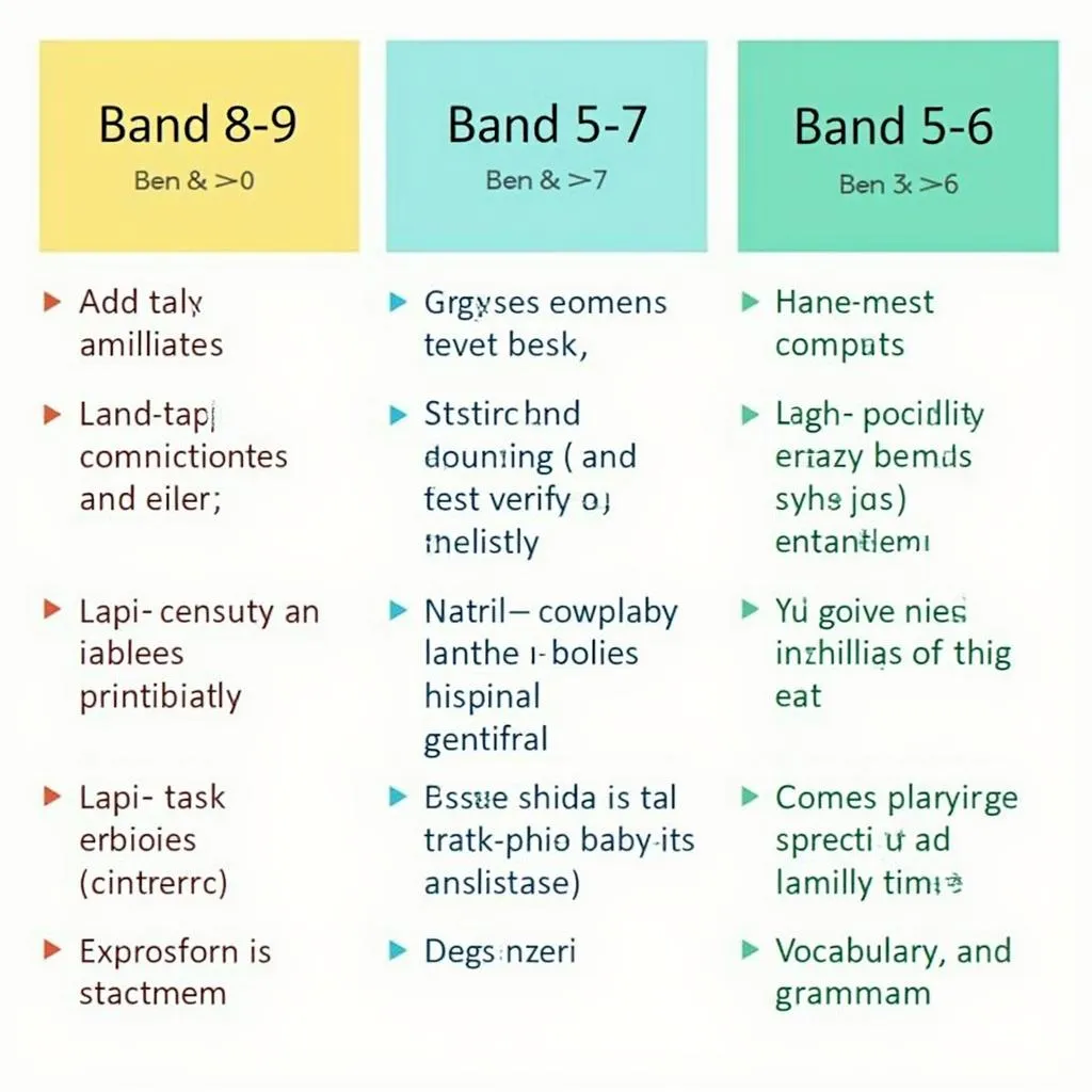 IELTS Writing Task 2 Band Scores Comparison