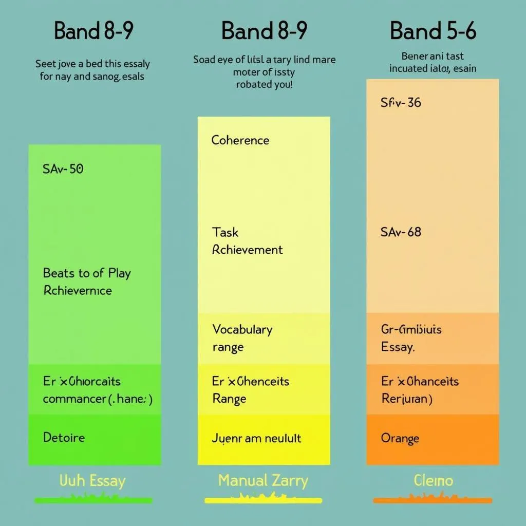 IELTS Writing Task 2 Band Scores Comparison