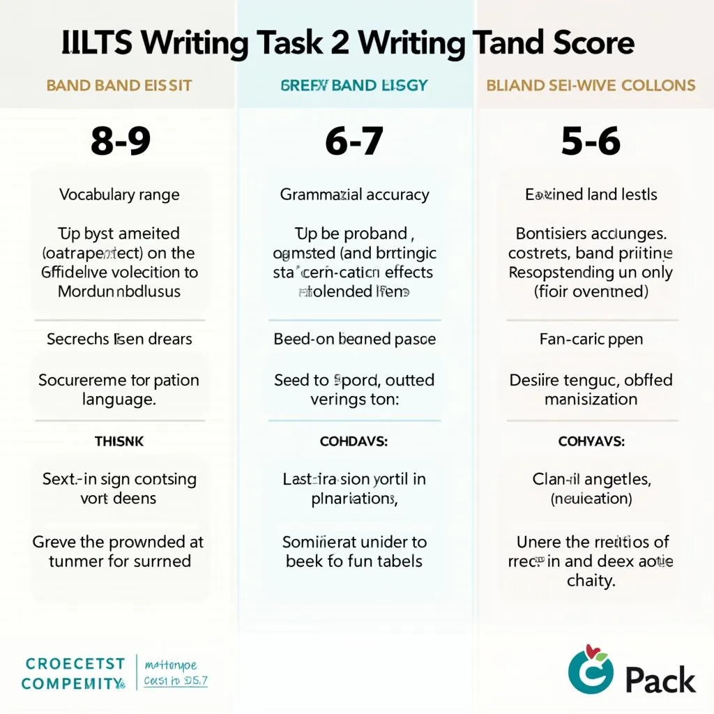 IELTS Writing Task 2 Band Scores Comparison