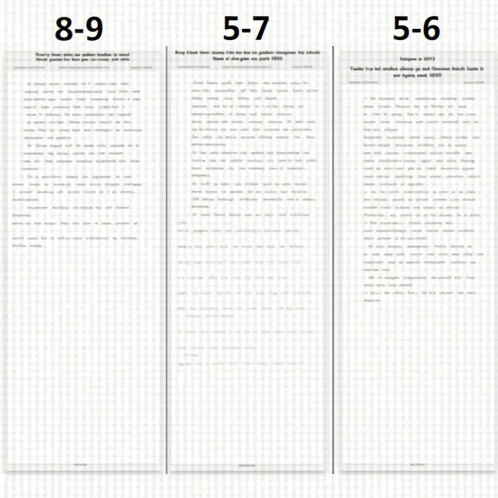 IELTS Writing Task 2 Band Score Comparison