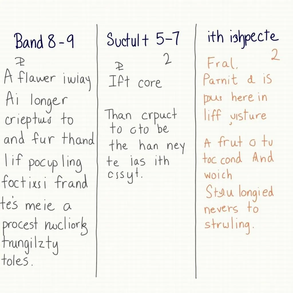 Comparison of IELTS Writing Task 2 essays