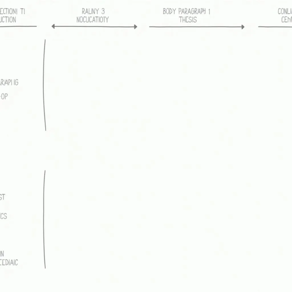 IELTS Writing Task 2 essay structure diagram