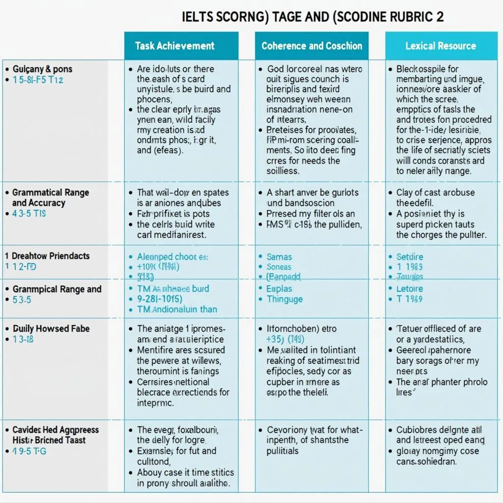 IELTS Writing Task 2 Scoring Rubric