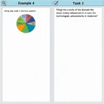 IELTS writing task examples with charts and graphs