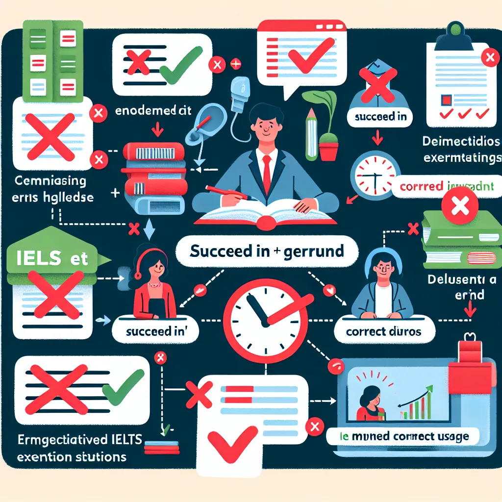 Common IELTS mistakes with 'Succeed in'