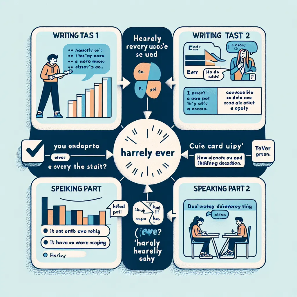 IELTS Tasks with Hardly Ever