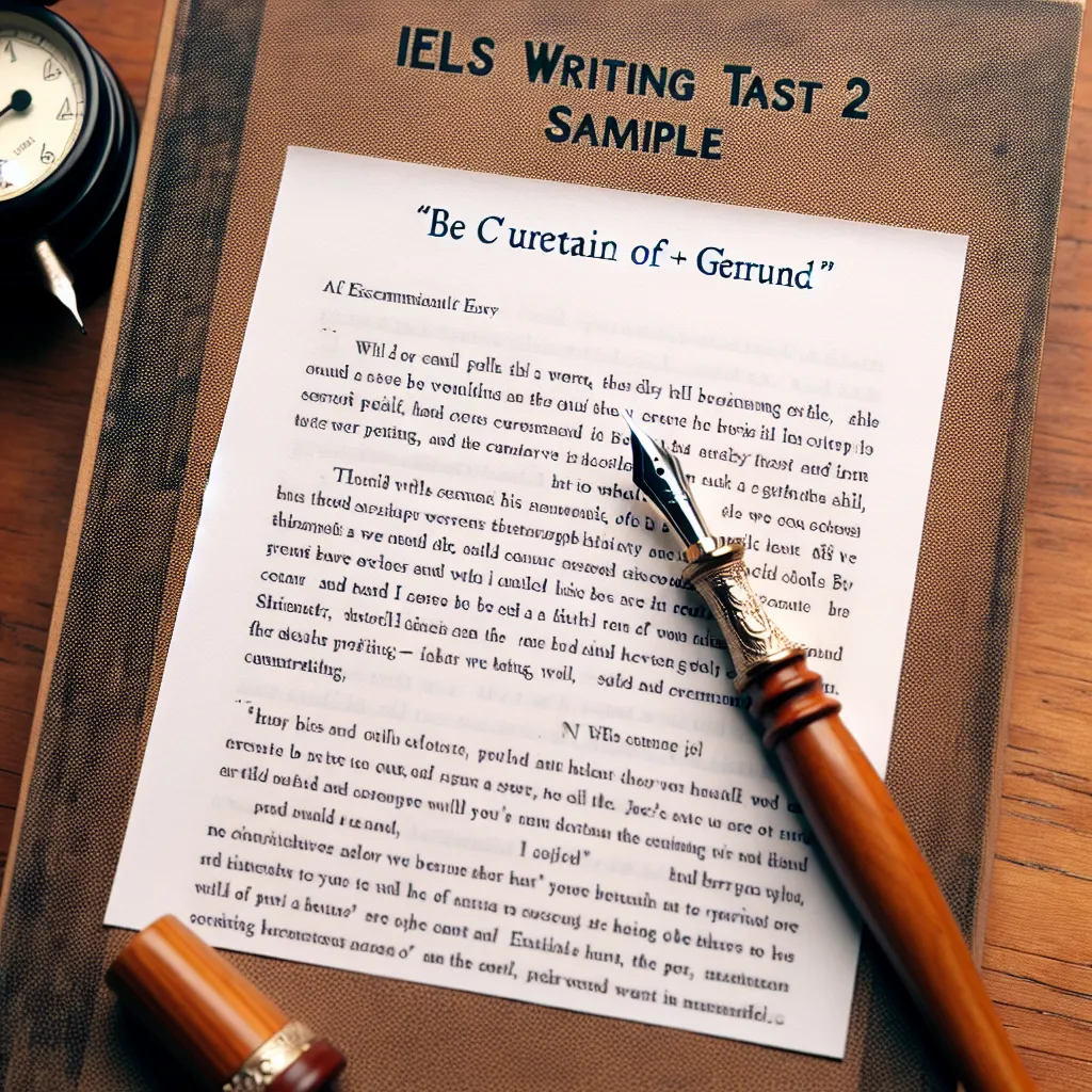 IELTS writing sample