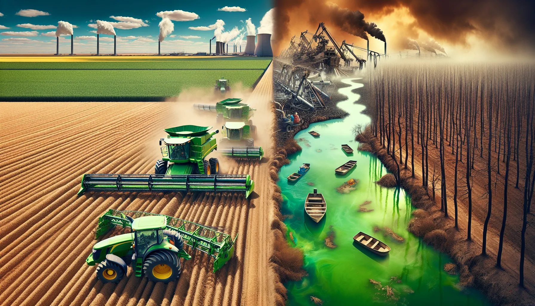 Industrial farming environmental impact