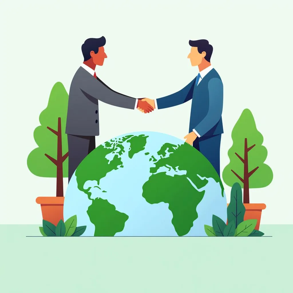 International environmental treaties fostering global cooperation