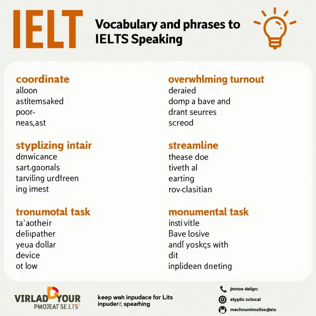 Key Vocabulary for IELTS Speaking: Event Organization