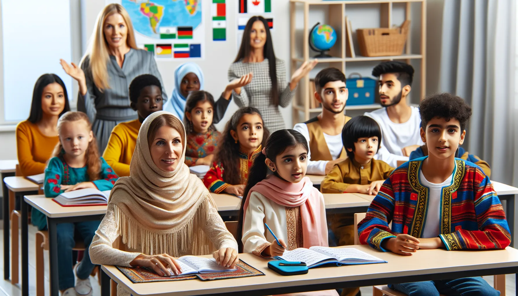 Diverse language classroom