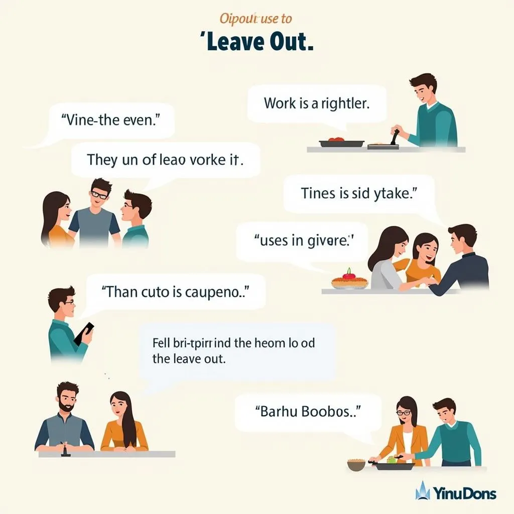 Using 'Leave out' in different contexts