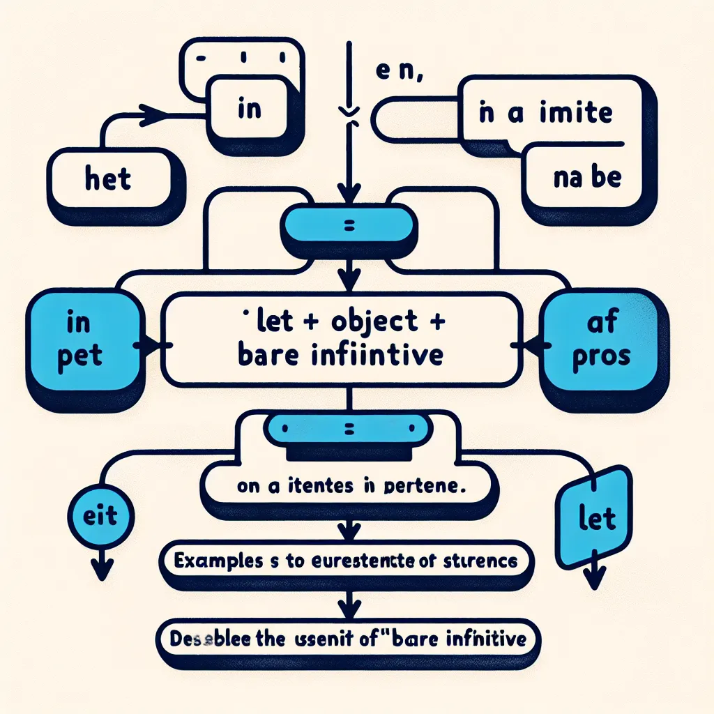 Let Object Bare Infinitive Structure