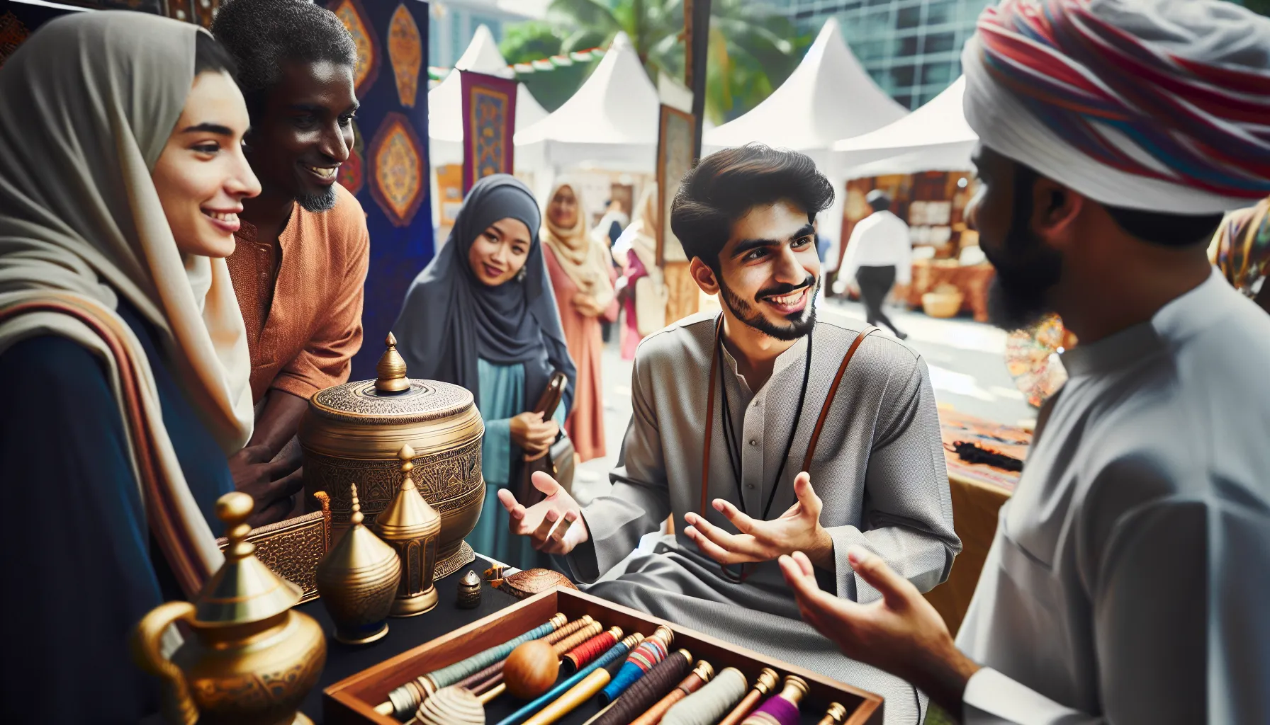 Local Artisan at Cultural Festival