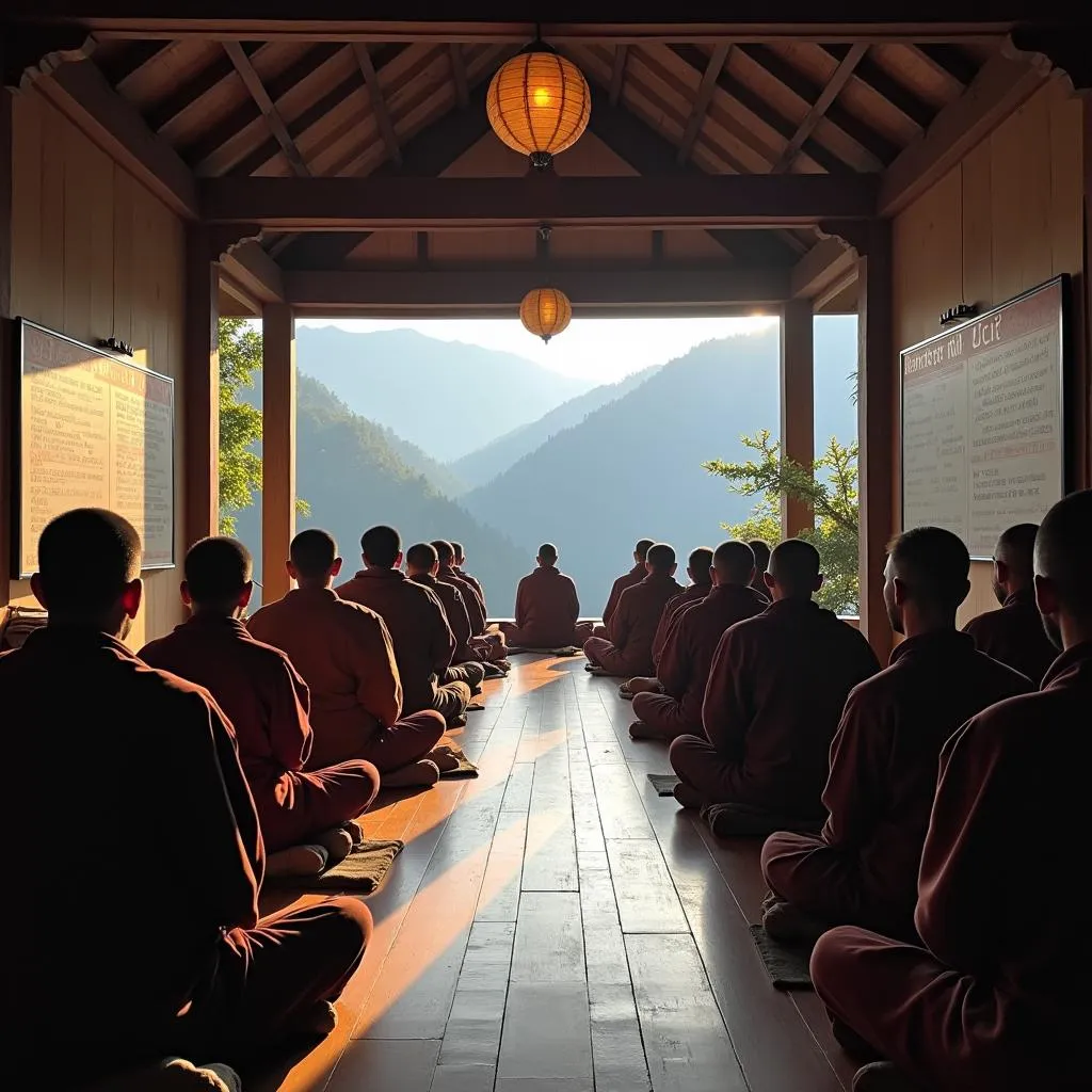 Meditation Retreat with Strict Rules