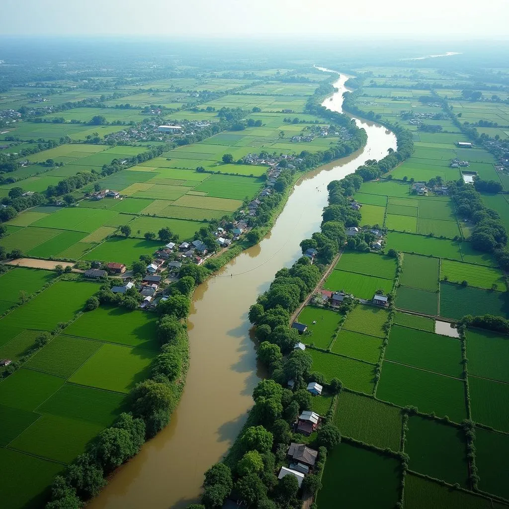 Mekong River Delta in Vietnam