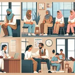 Mental Health Services Illustration