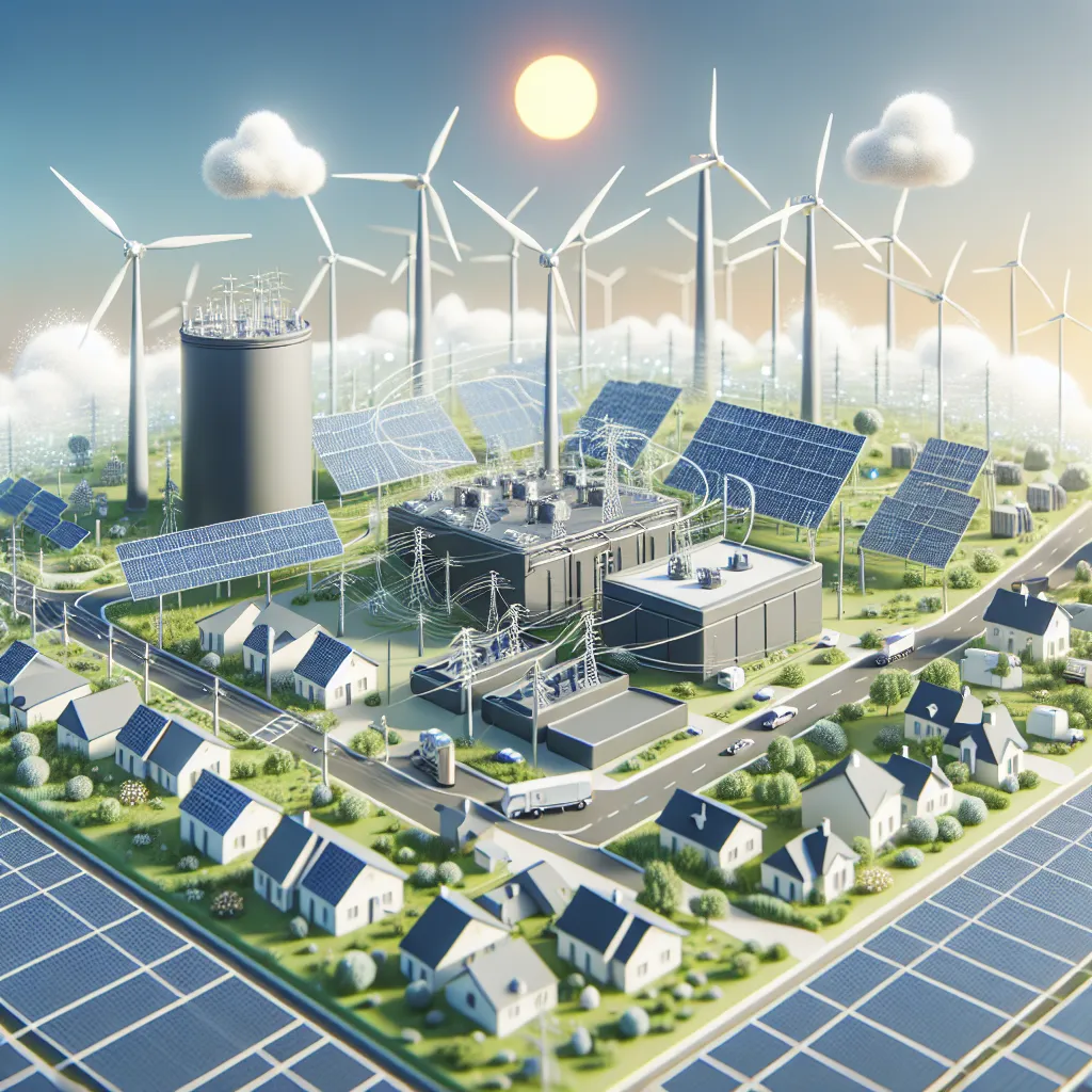 microgrid illustration