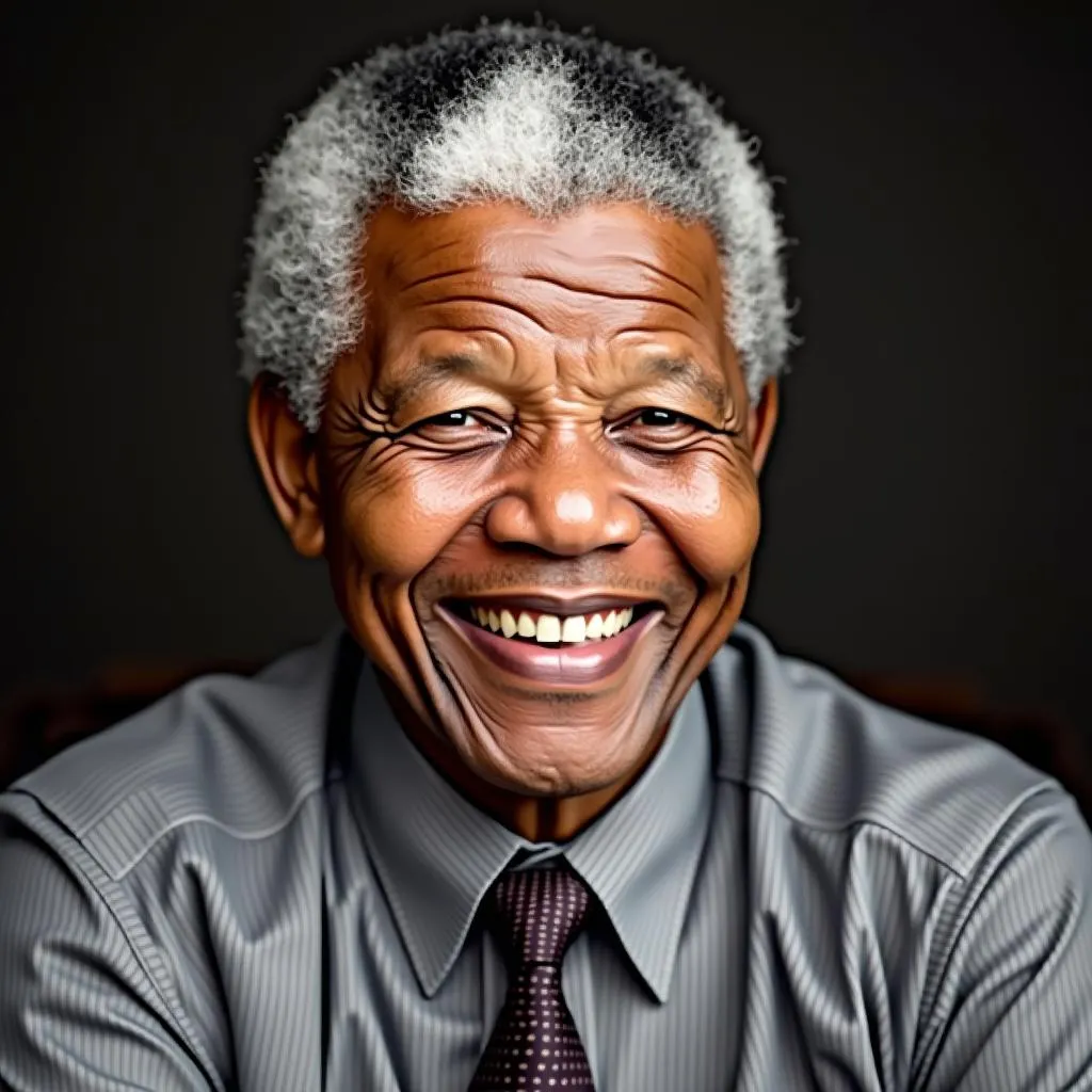 Nelson Mandela portrait