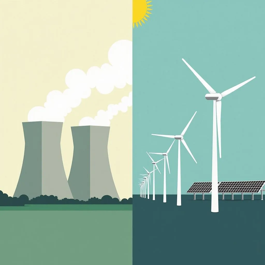 Nuclear energy debate in climate change context