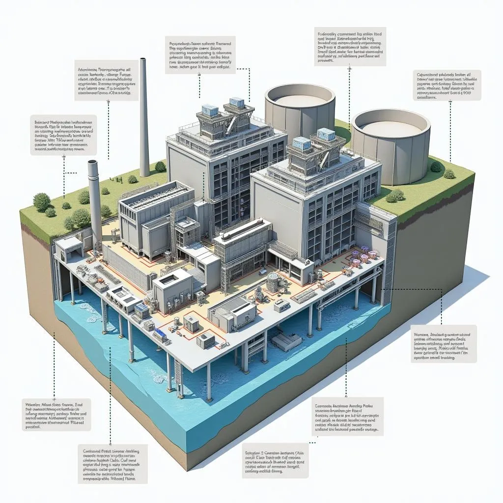 Nuclear power plant with advanced safety features