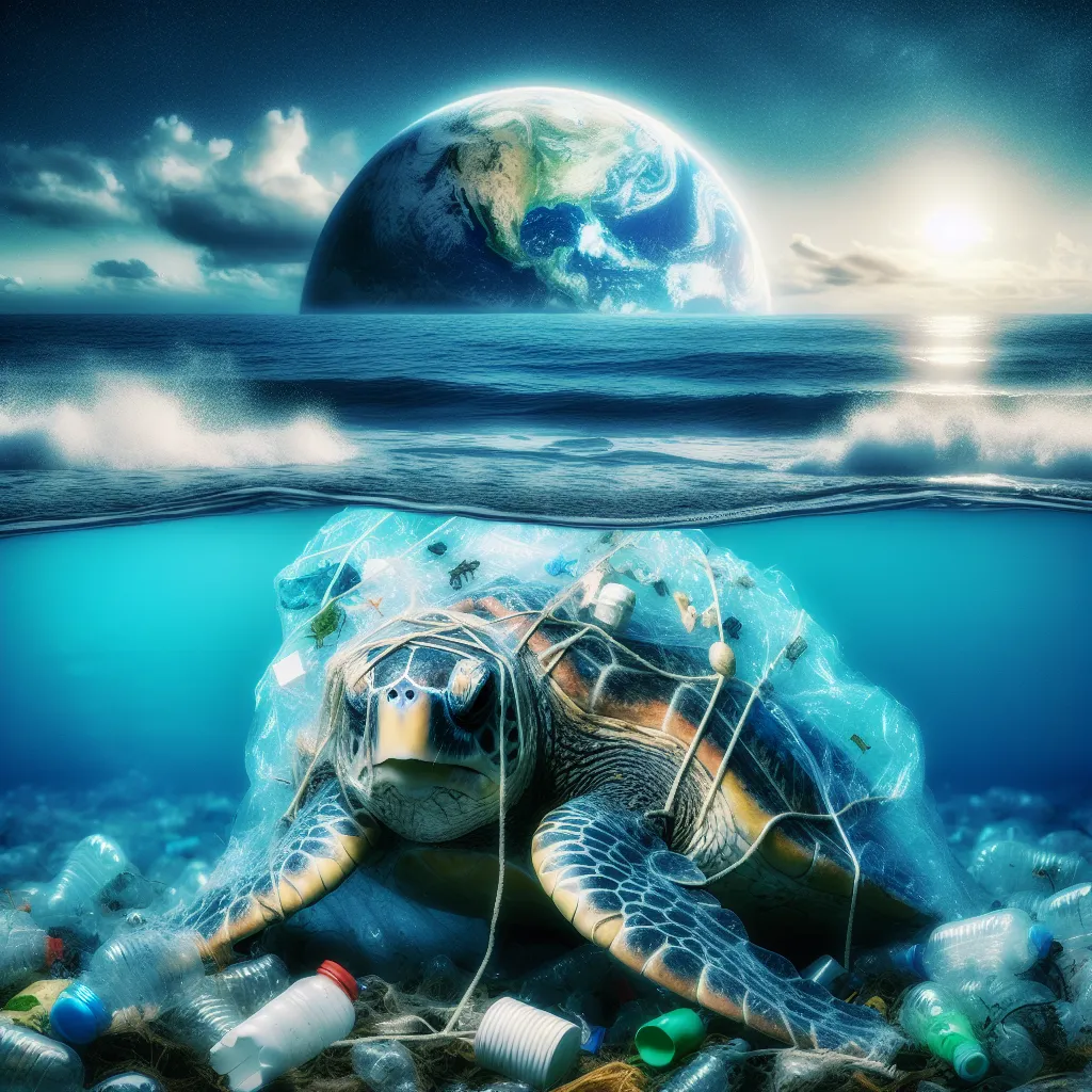 Ocean plastic pollution impact