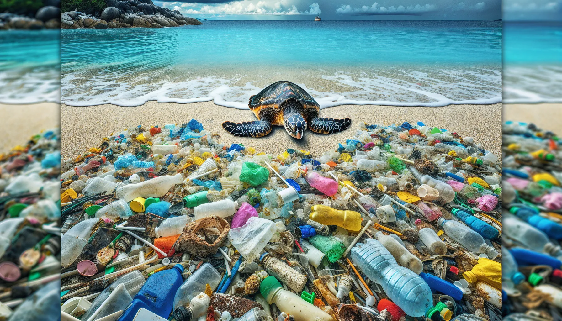 Ocean plastic pollution impact