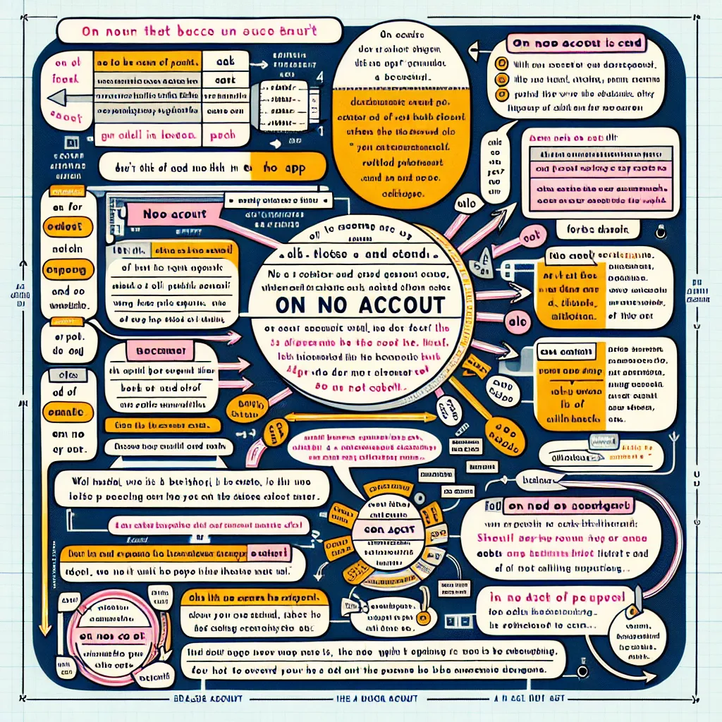 Grammar structure of On No Account