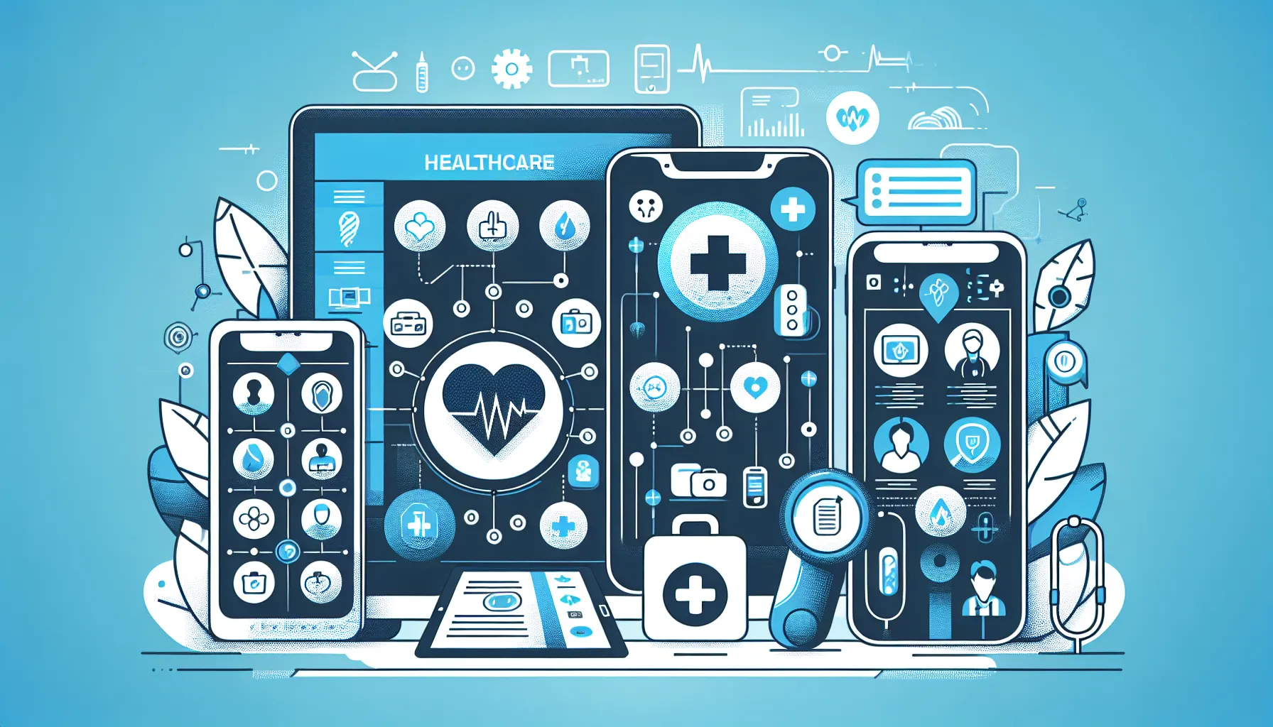 Personalized healthcare platforms on digital devices