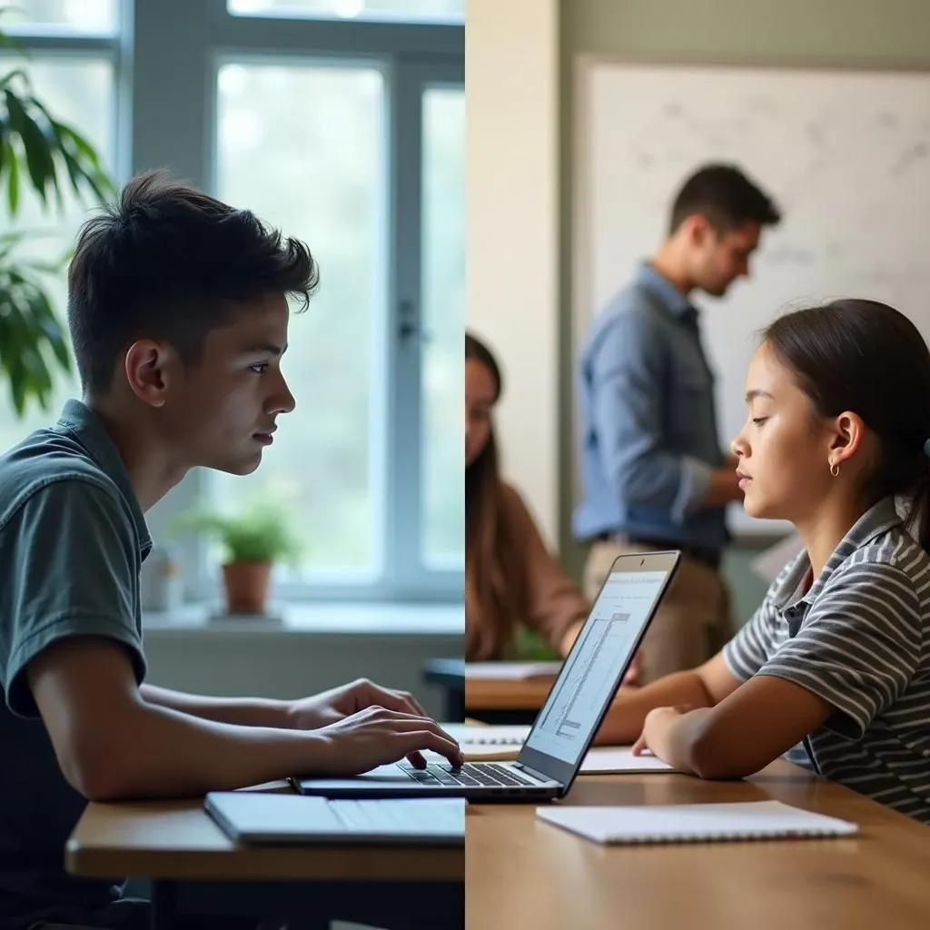 Online learning vs traditional classroom teaching