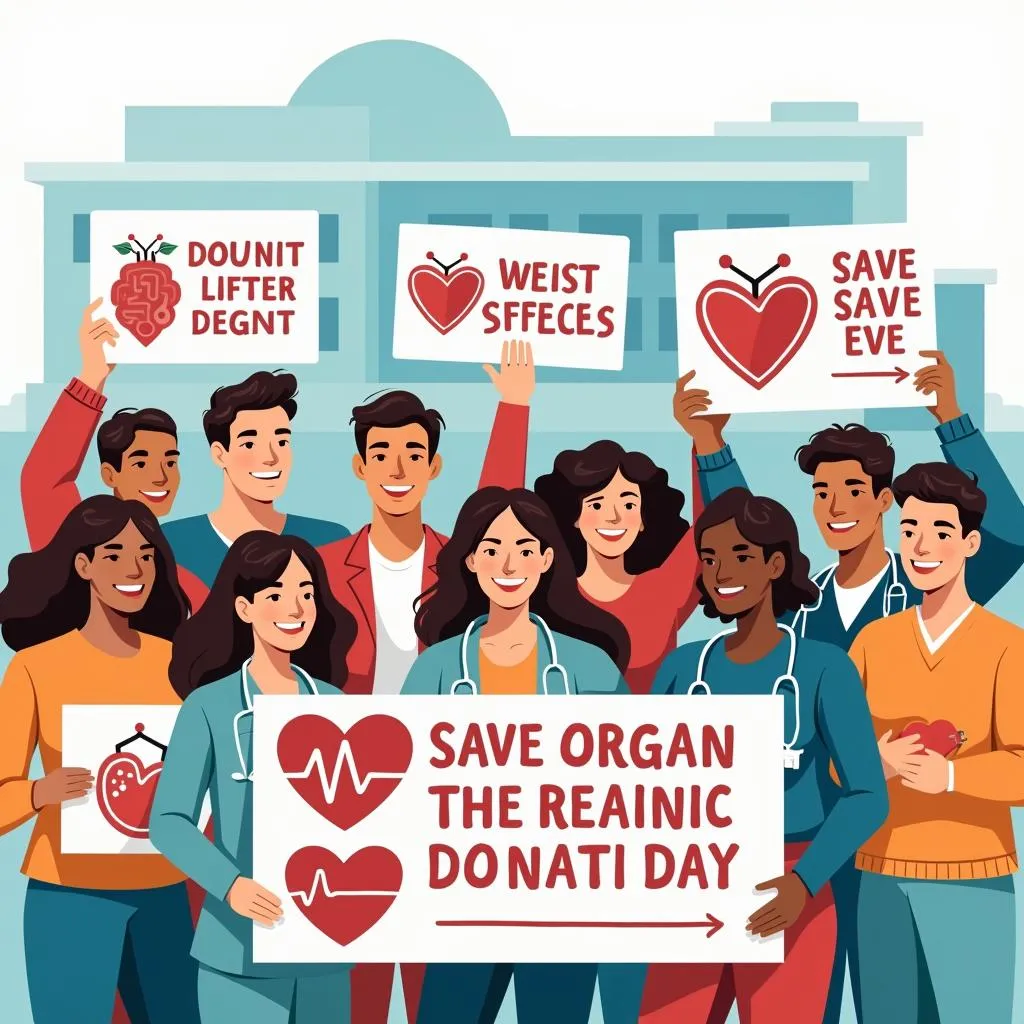 Organ donation awareness campaign