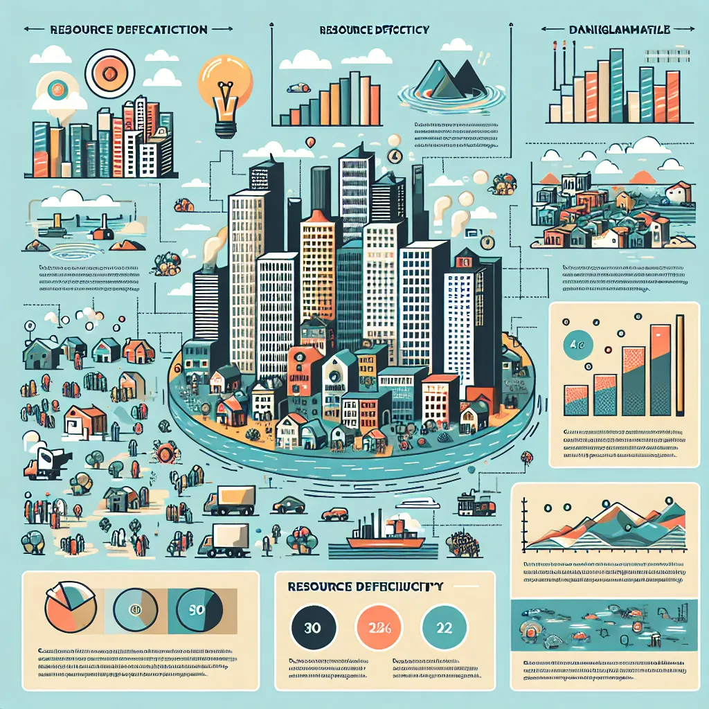 Overpopulation challenges infographic