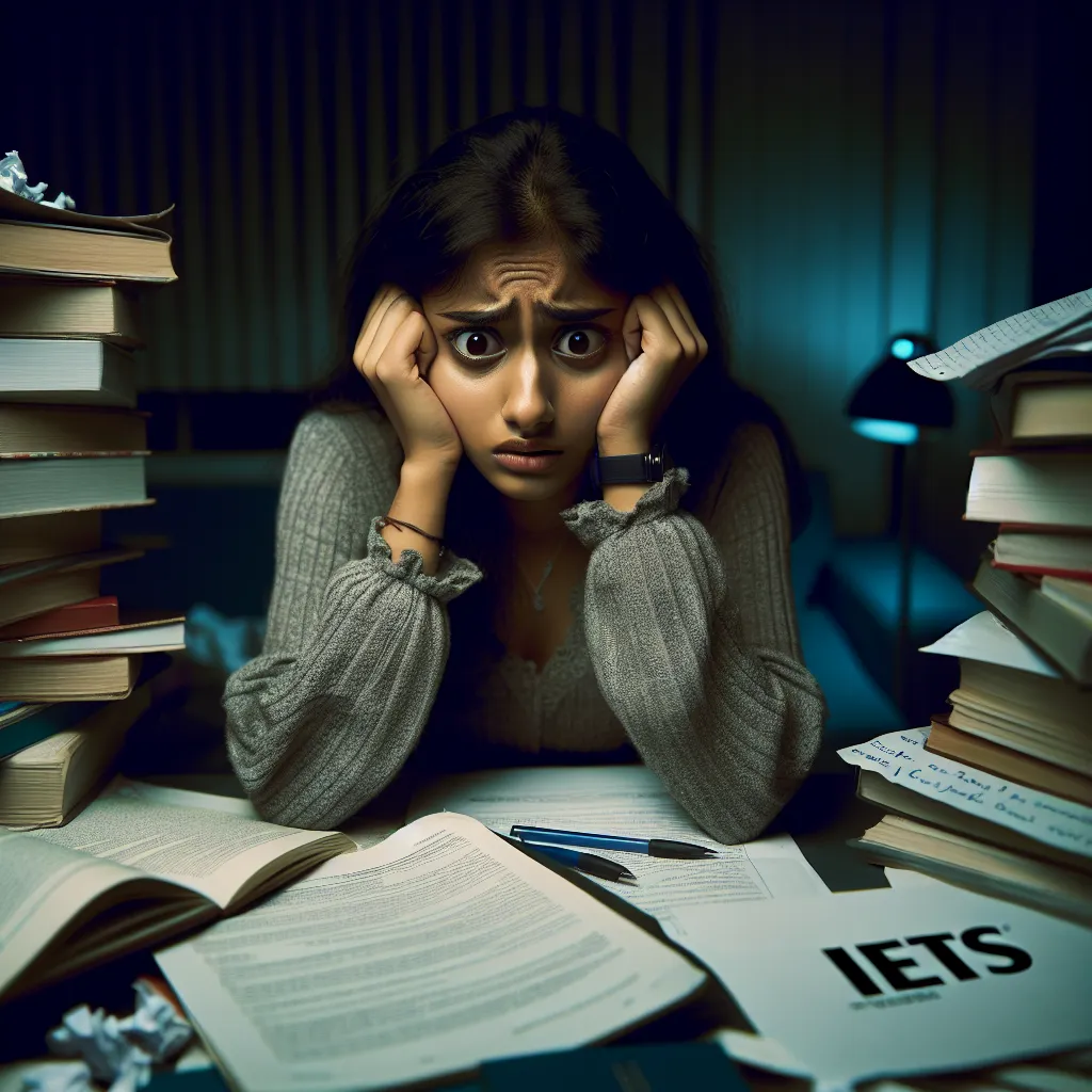 Overwhelmed IELTS Student