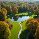 Picturesque park near home