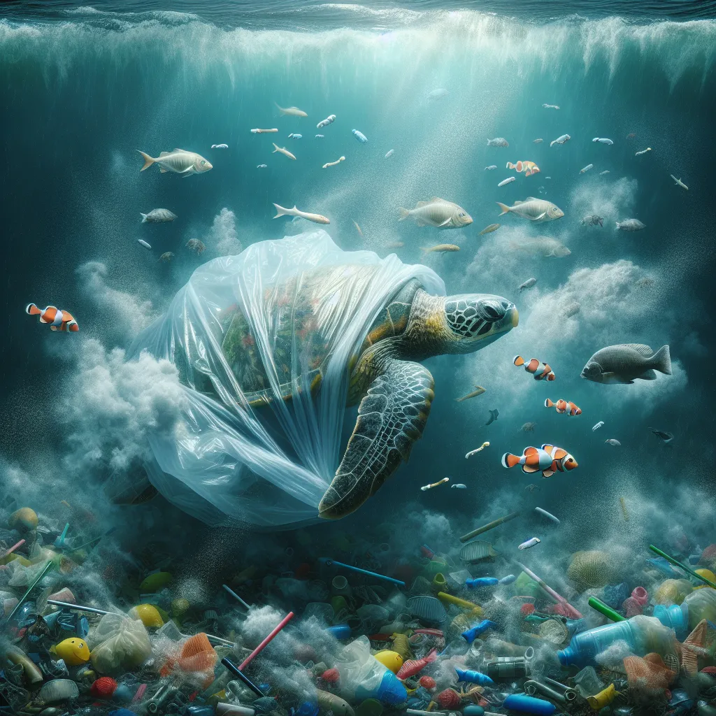 Devastating effects of plastic pollution on marine life