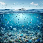 Plastic pollution in ocean