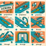 Prepositions of Movement Illustration