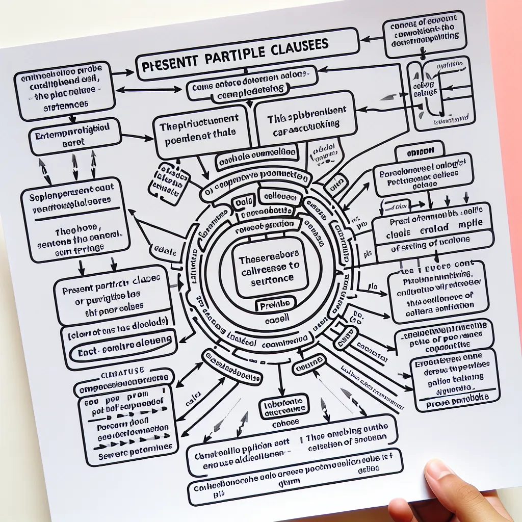 Present Participle Clauses Diagram