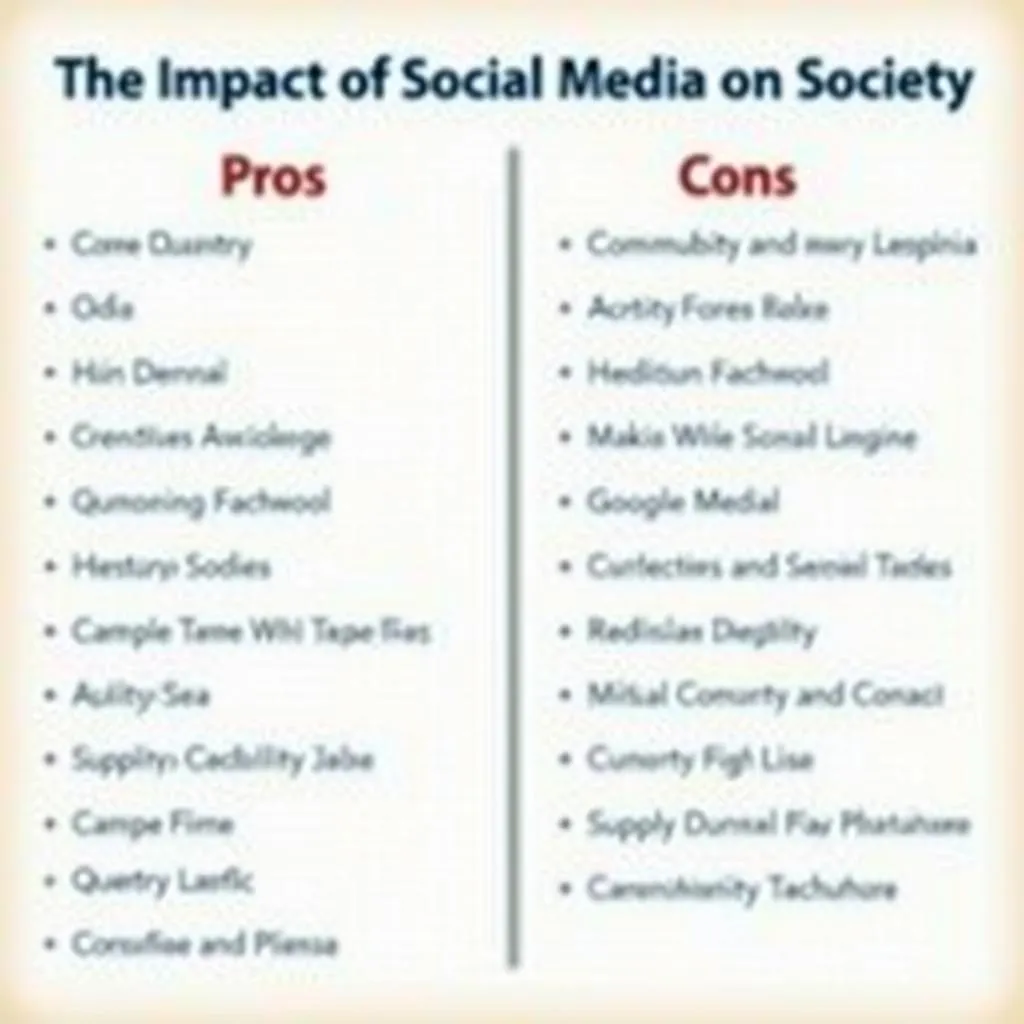 Pros and Cons of Social Media