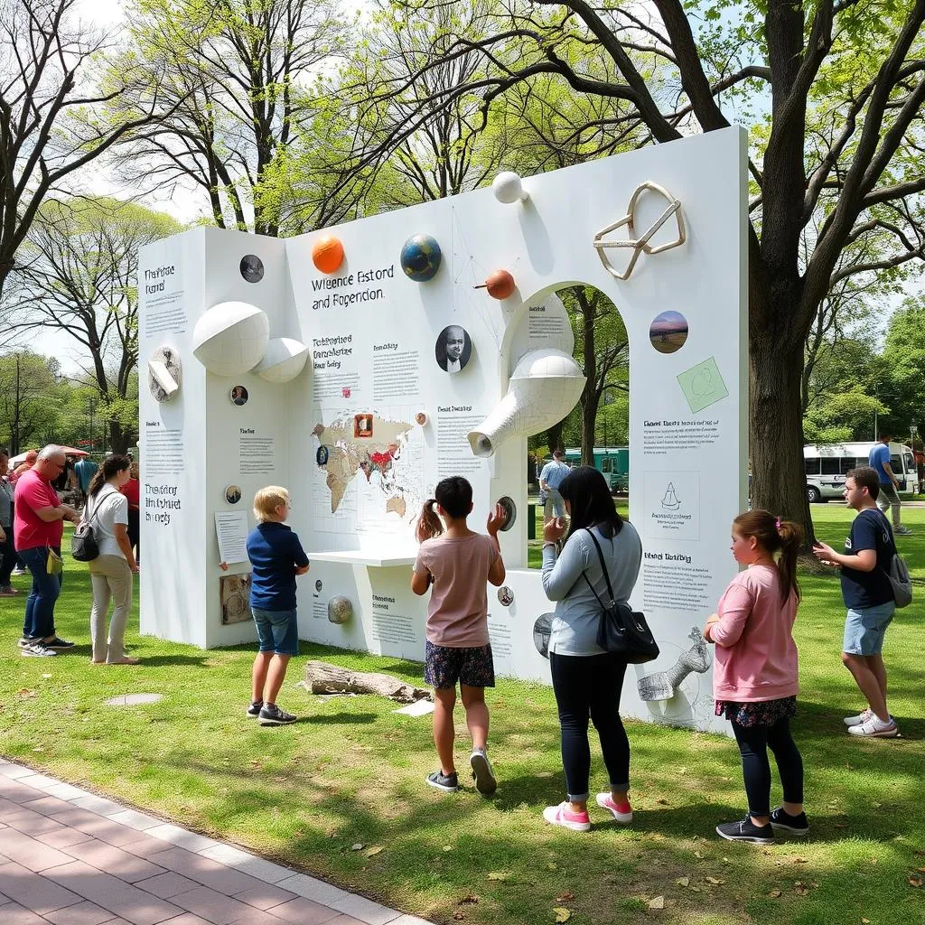 Public art fostering interdisciplinary learning