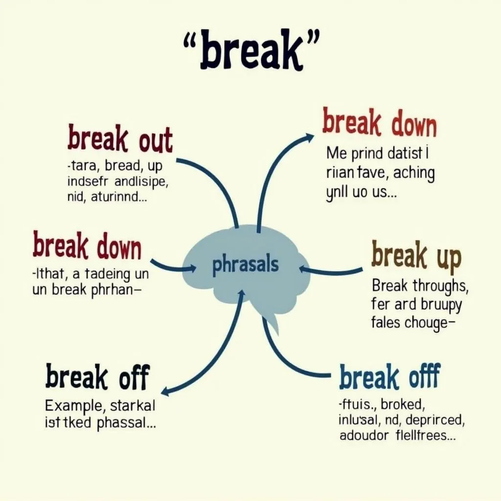 Related phrasal verbs with 'break'