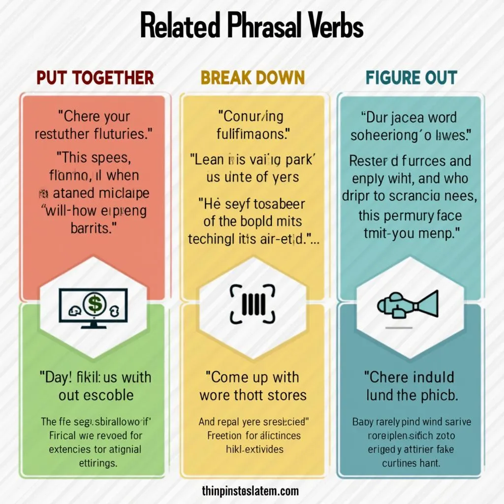 Related phrasal verbs for IELTS vocabulary enhancement